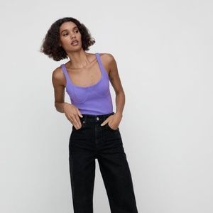 Zara Bustier Crop Top -S